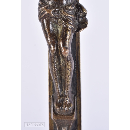 503 - A JESUIT PRIESTS EBONY CORPUS CHRISTI. 18 cm long.