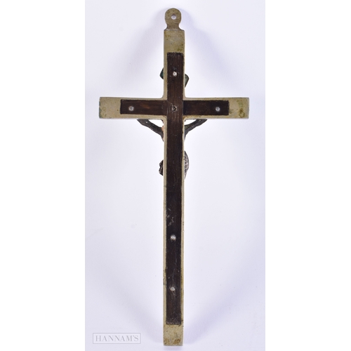 503 - A JESUIT PRIESTS EBONY CORPUS CHRISTI. 18 cm long.