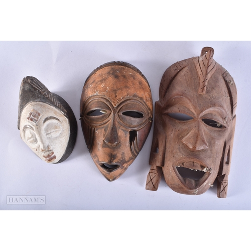 99 - A COLLECTION OF TRIBAL CARVED WOOD FIGURES. (qty)