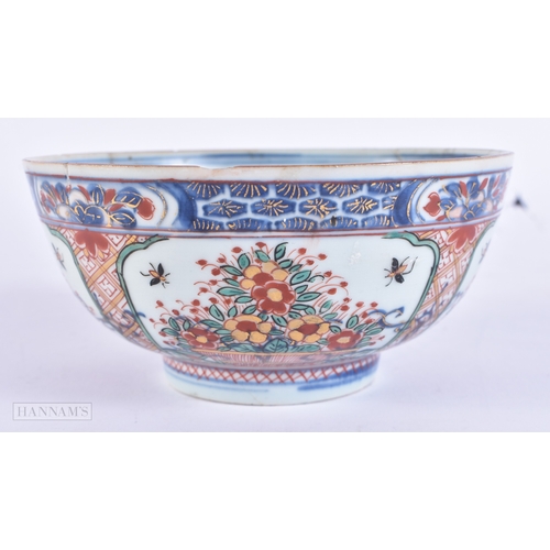 2063 - A RARE 17TH CENTURY CHINESE DUTCH DECORATED PORCELAIN BOWL Kangxi. 14.25cm diameter.