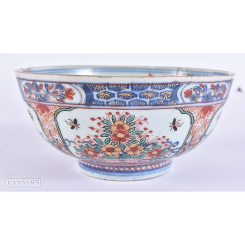 2063 - A RARE 17TH CENTURY CHINESE DUTCH DECORATED PORCELAIN BOWL Kangxi. 14.25cm diameter.