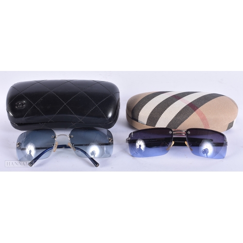 104 - Collection of Designer Chanel, Burberry Sunglasses x 2. (2)