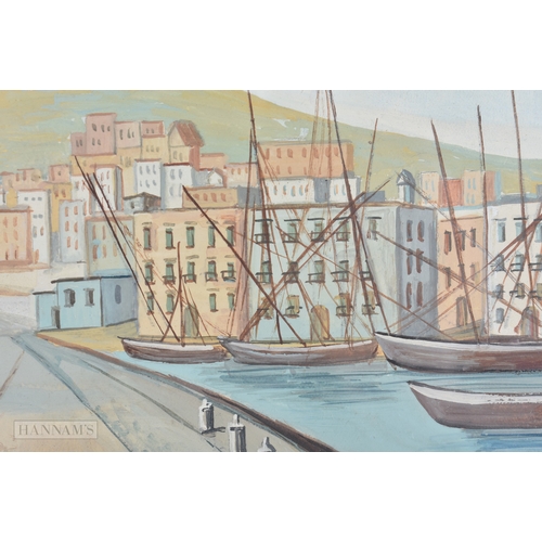 125 - Italian School (C1900) Gouache, Bay of Naples. 45cm x 38 cm.