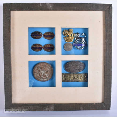 10 - ASSORTED COLLECTABLES including Railwayana, a brass embossed planter etc. (qty)