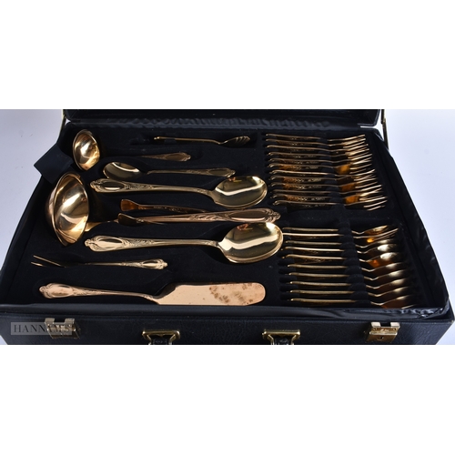 18 - Vintage Cutlery Set Bestecke SBs Solingen w/ Briefcase. (qty)