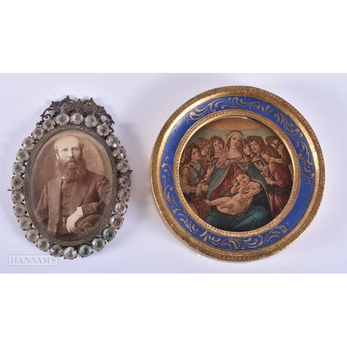 3 - ASSORTED PORTRAIT MINIATURES etc. (qty)