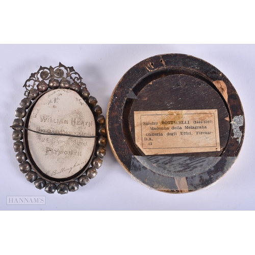 3 - ASSORTED PORTRAIT MINIATURES etc. (qty)