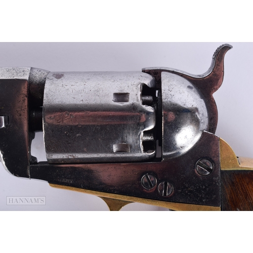 415 - AN ANTIQUE PISTOL serial number 208389. 29 cm wide.