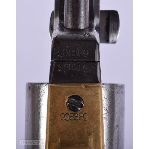 415 - AN ANTIQUE PISTOL serial number 208389. 29 cm wide.