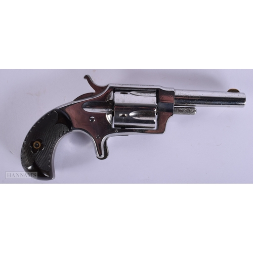 426 - A HOPKINS & ALLEN RANGER NO 2 PISTOL. 17.5 cm wide.