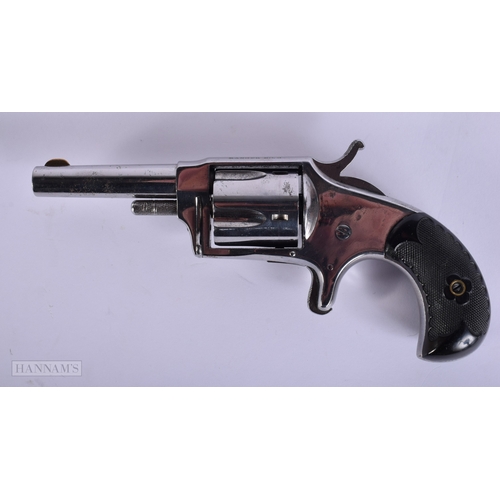 426 - A HOPKINS & ALLEN RANGER NO 2 PISTOL. 17.5 cm wide.