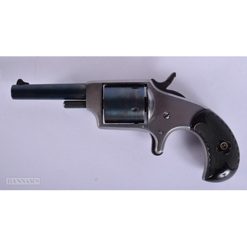 427 - A HOPKINS & ALLEN RANGER DICTATOR PISTOL. 17.5 cm wide.