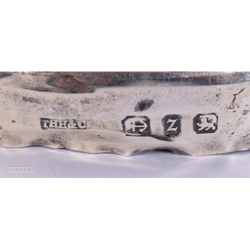 437 - TWO SILVER PHOTOGRAPH FRAMES. 110 grams overall. Largest 10 cm wide. (2)