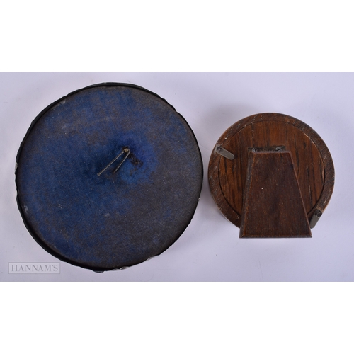 437 - TWO SILVER PHOTOGRAPH FRAMES. 110 grams overall. Largest 10 cm wide. (2)