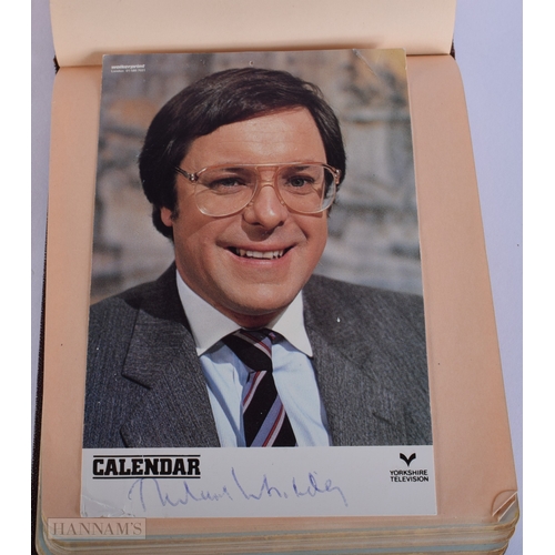 444 - AN AUTOGRAPH ALBUM containing various stars. 16 cm x 14 cm.