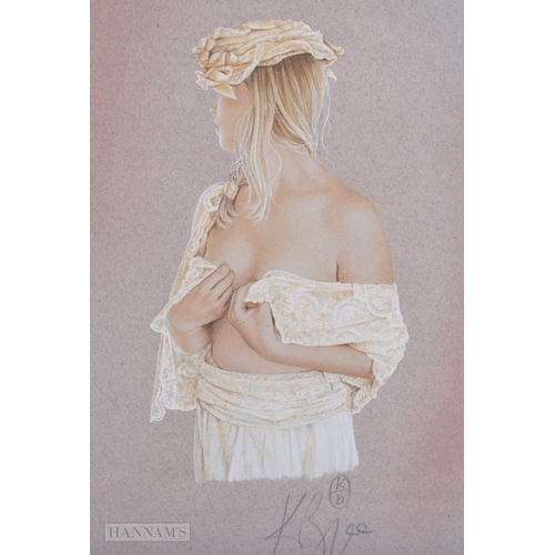 451 - Kay Boyce (20th Century) Original artwork, Female. 65 cm x 55 cm.