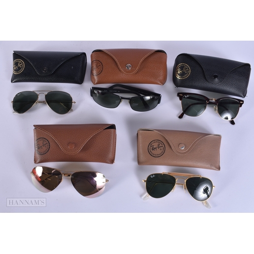 111 - Ray Bans Designer Sunglasses In Cases. (5)