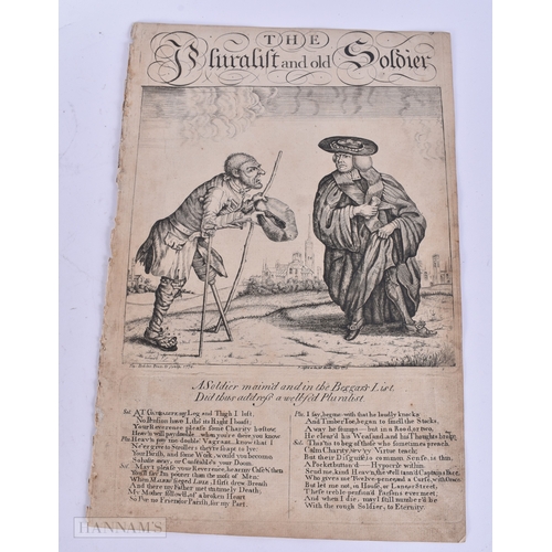 40 - A COLLECTION OF HUMOROUS 18TH CENTURY ENGRAVINGS depicting various figural scenes. 38 cm x 24 cm. (q... 