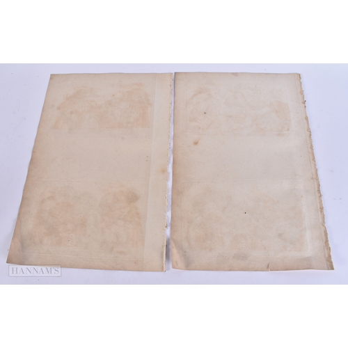 40 - A COLLECTION OF HUMOROUS 18TH CENTURY ENGRAVINGS depicting various figural scenes. 38 cm x 24 cm. (q... 