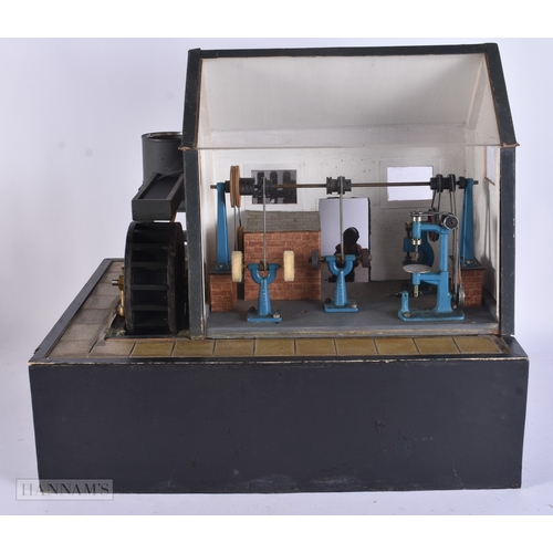 62 - A LARGE MAMOD SCRATCH BUILT ENGINE ROOM. 48 cm x 38 cm.