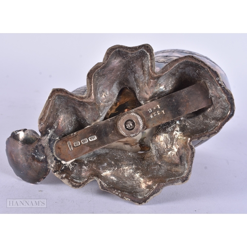 8 - ASSORTED ANTIQUE SILVER PLATE including a spoon warmer etc. Largest 14 cm wide. (qty)
