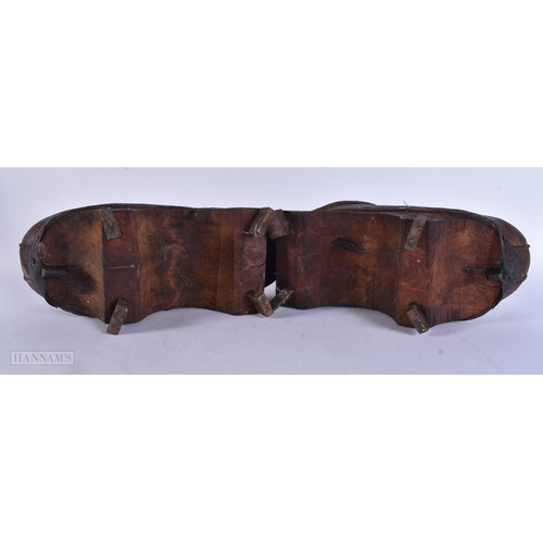 9 - JAPANESE PADDY SHOES together with silver plate etc. (qty)