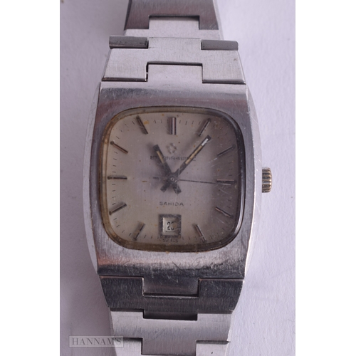 1251 - Eterna-Matic Sahida Watch Automatic Working. 2.75 cm wide.