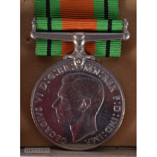 1260 - Boxed WW2 War & Defence Medals Inc RAF, Army. (4)