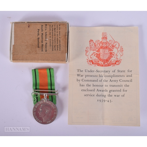 1260 - Boxed WW2 War & Defence Medals Inc RAF, Army. (4)
