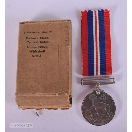 1260 - Boxed WW2 War & Defence Medals Inc RAF, Army. (4)