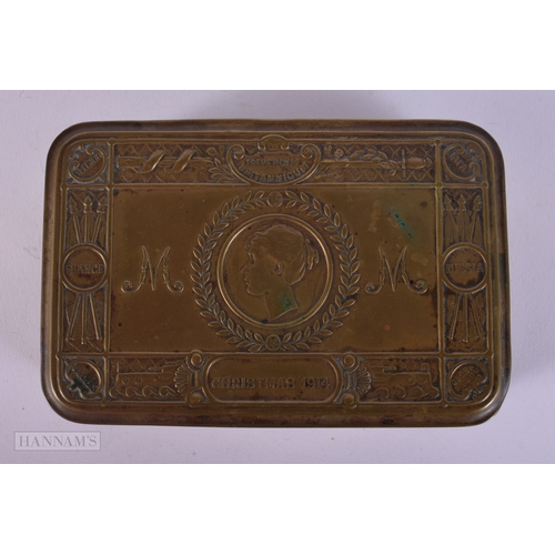 1266 - WW1 1914 Princess Mary Christmas Tin. 8.5 cm x 13 cm.