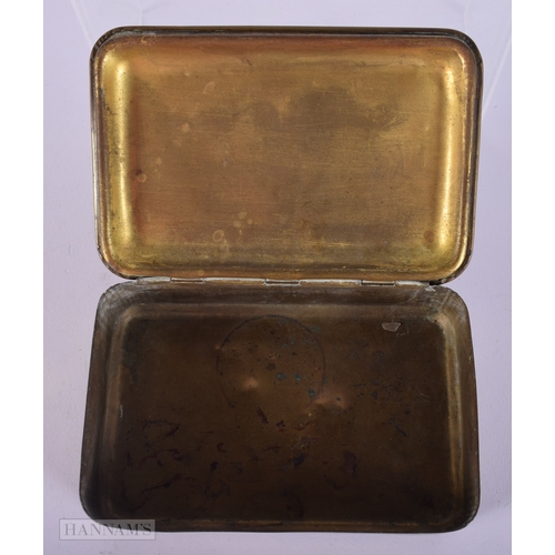 1266 - WW1 1914 Princess Mary Christmas Tin. 8.5 cm x 13 cm.