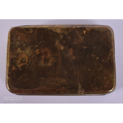 1266 - WW1 1914 Princess Mary Christmas Tin. 8.5 cm x 13 cm.