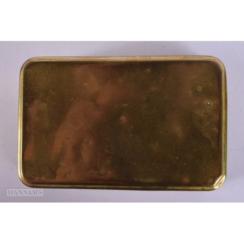 1267 - WW1 1914 Princess Mary Christmas Tin. 8.5 cm x 13 cm.