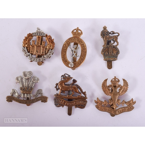 1280 - Military Cap Badges Inc Anson, Hussars, Yeomanry. (12)