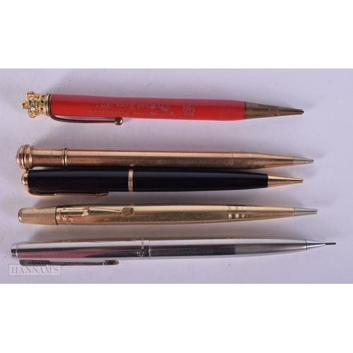 1297 - 12 x Antique / Vintage Propelling Pencils Inc Parker, Rolled Gold, Life-Long Etc. (12)