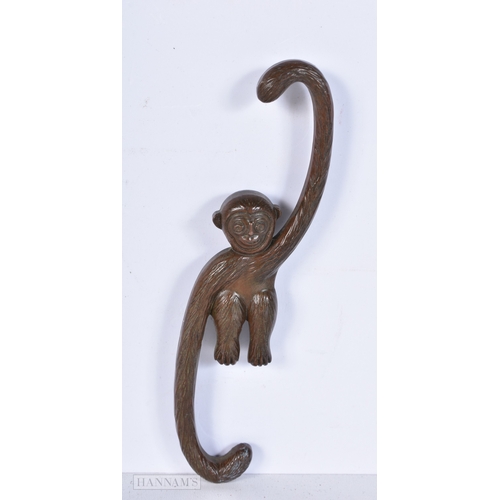 3012 - A Japanese bronze Monkey 15cm