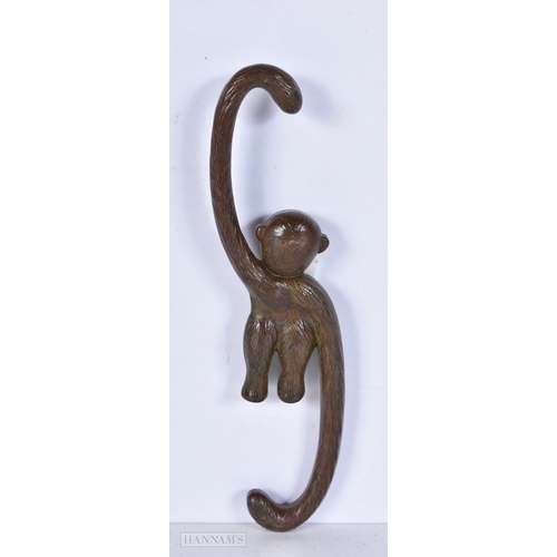 3012 - A Japanese bronze Monkey 15cm