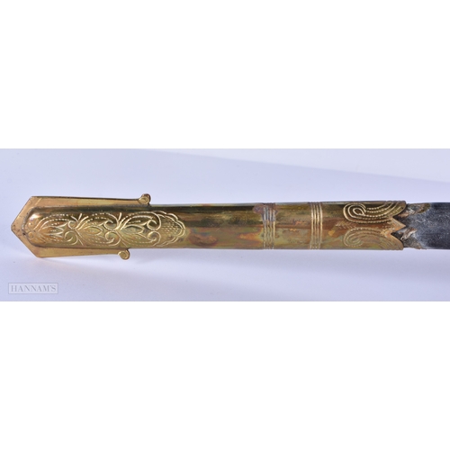 3029 - A Military Naval officers sword 93cm