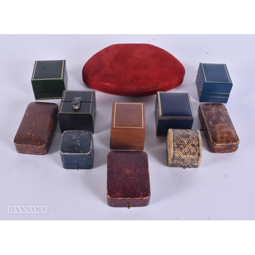 332 - ASSORTED JEWELLERY BOXES. (qty)