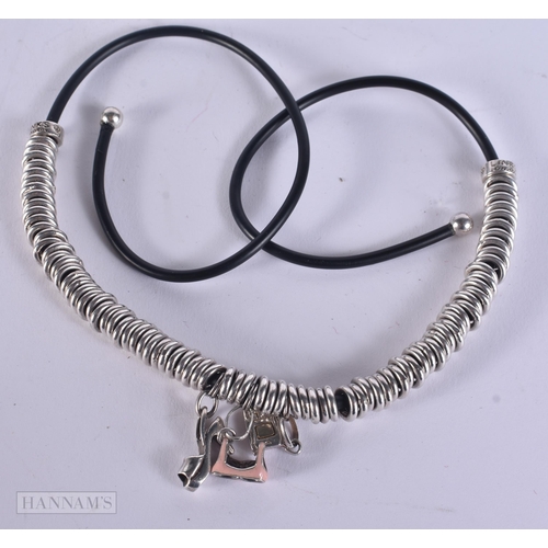 335 - A LINKS OF LONDON NECKLACE. 70 grams. 58 cm long.