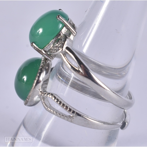 474 - TWO SILVER RINGS. R. 5 grams. (2)