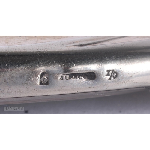 480 - TWO WMF SILVER PLATED DRESSING TABLE ITEMS. Largest 27 cm long. (2)