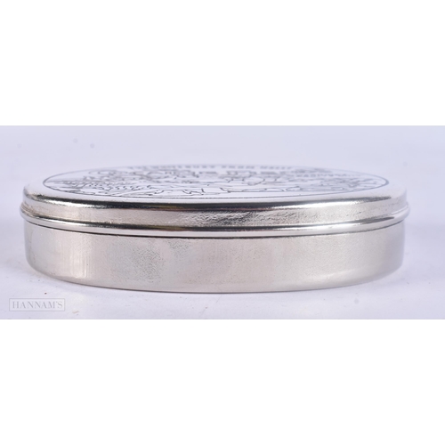 496 - A COCAINE BOX. 10.25 cm x 7.5 cm.