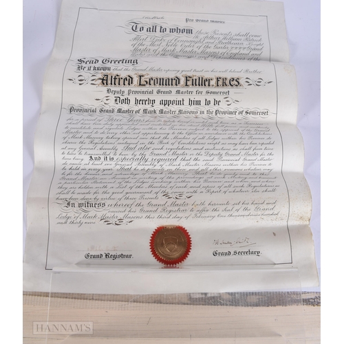 515 - ASSORTED MASONIC CERTIFICATES etc. (qty)
