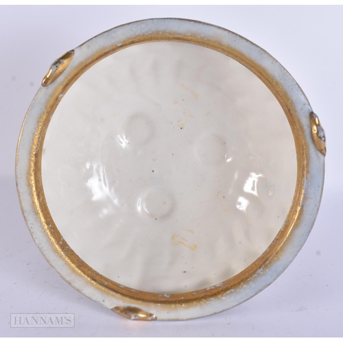 707 - AN ART DECO AUSTRIAN AMPHORA CERAMIC BOWL. 24 cm x 18 cm.