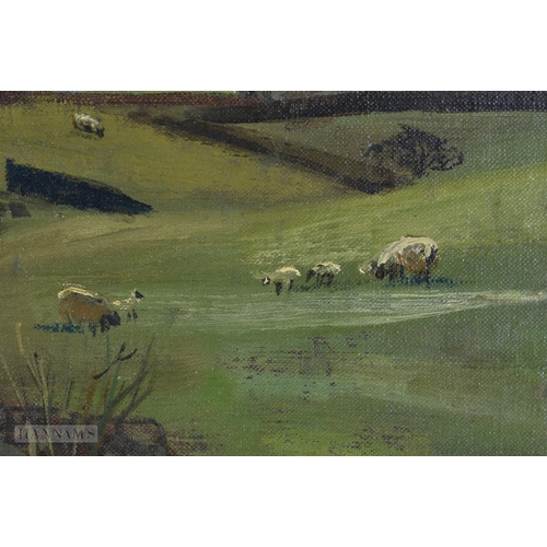 880 - European School (20th Century) Oil on canvas, landscape. 70 cm x 58 cm.
