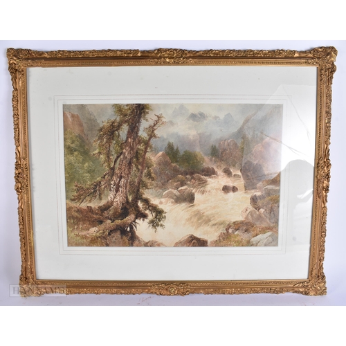 918 - Edmunda Bourne Watercolour, together with another watercolour by William Bennett. Largest 68 cm x 78... 