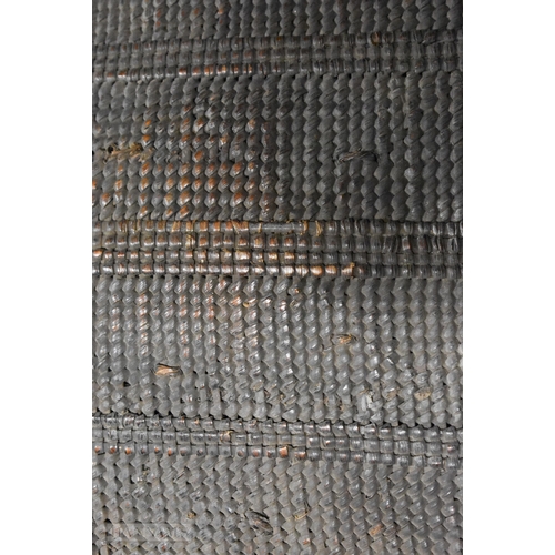 925 - TWO LARGE AFRICAN TRIBAL SHIELDS. Largest 140 cm x 45 cm. (2)
