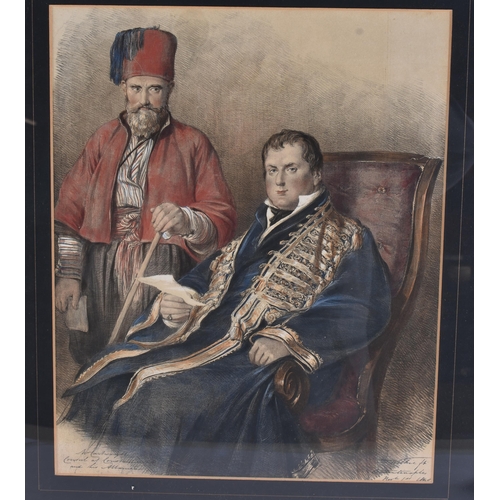 253 - THREE ENGRAVINGS. Largest 60cm x 50 cm. (3)